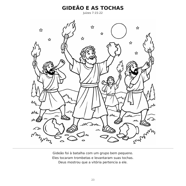 Segunda página de exemplo para colorir